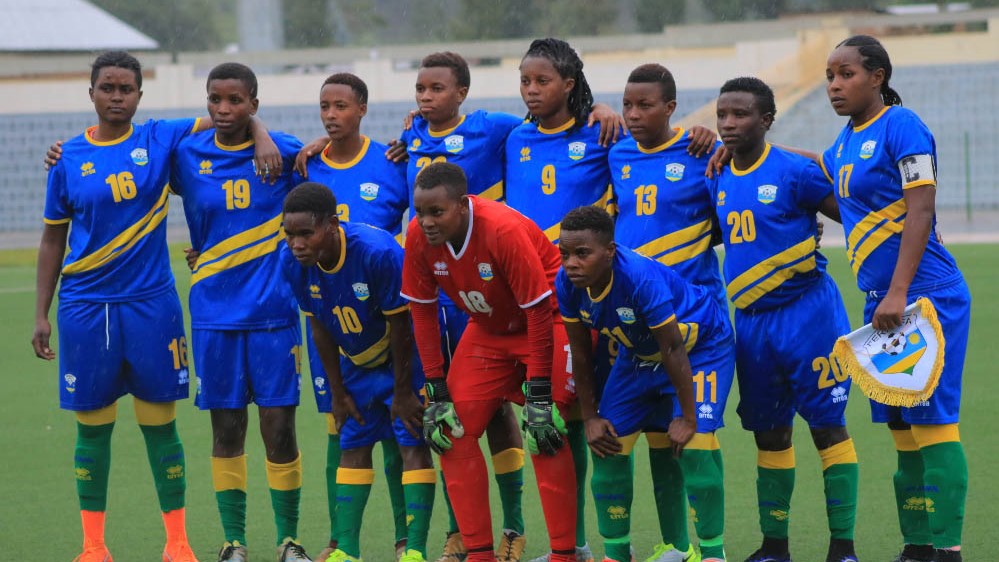 The She-Amavubi line-up that started against DR Congo on Tuesday. Saddam Mihigo