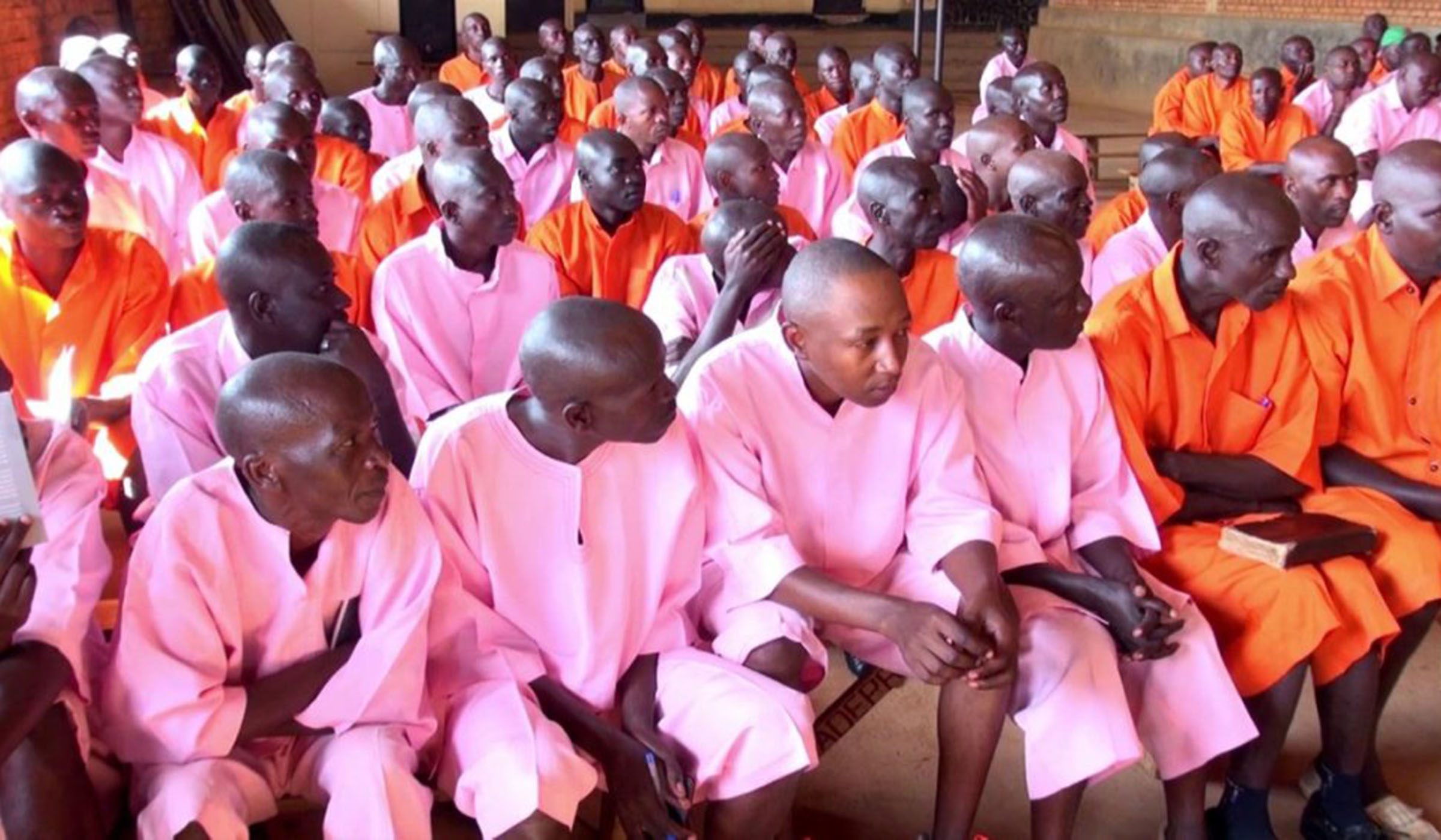 Inmates at Nyarugenge Prison. Senators have called for a speedy decongestion of the countryu2019s correctional centres. File.