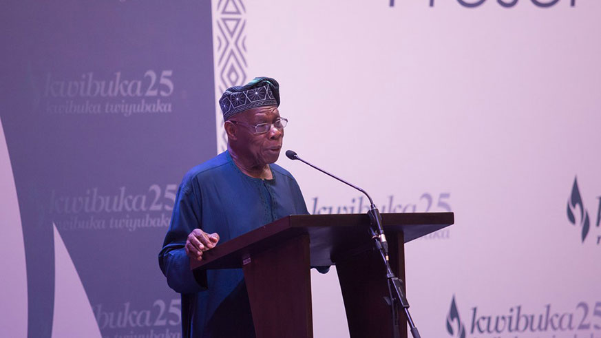 Former Nigerian President, Olusegun Obasanjo, cautioned the international community to never again allow any other tragedy like the 1994 Genocide against the Tutsi to happen (Courtesy)
