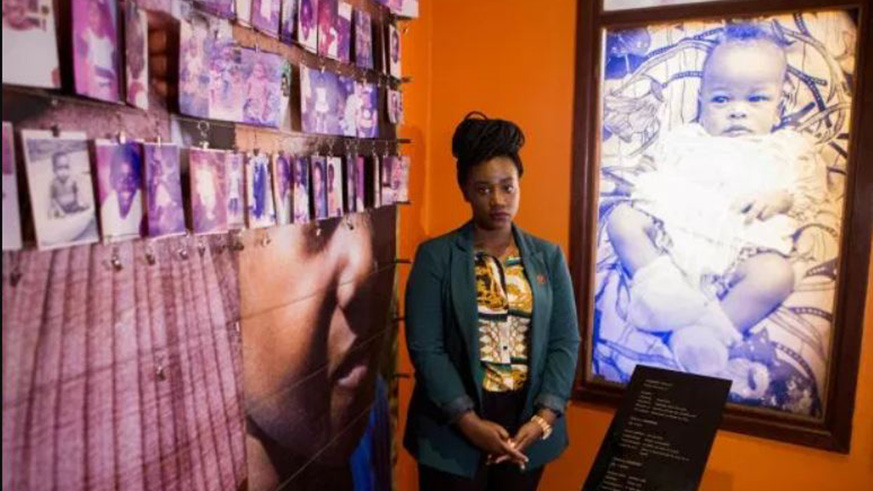 Aline Uwase is a guide at at the Kigali Genocide Memorial. Courtesy.