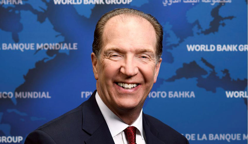 David R. Malpass the new President of the World Bank Group. Net photo.