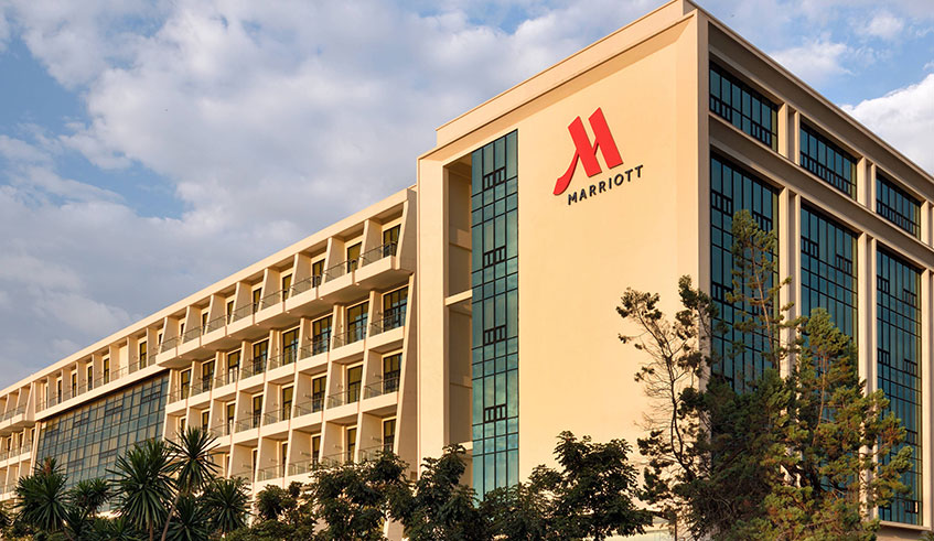 Kigali Marriott hotel. Marriott International this week announced it expects to add 19 new properties and more than 3,000 rooms to its Middle East and Africa portfolio in 2019. Courtesy.