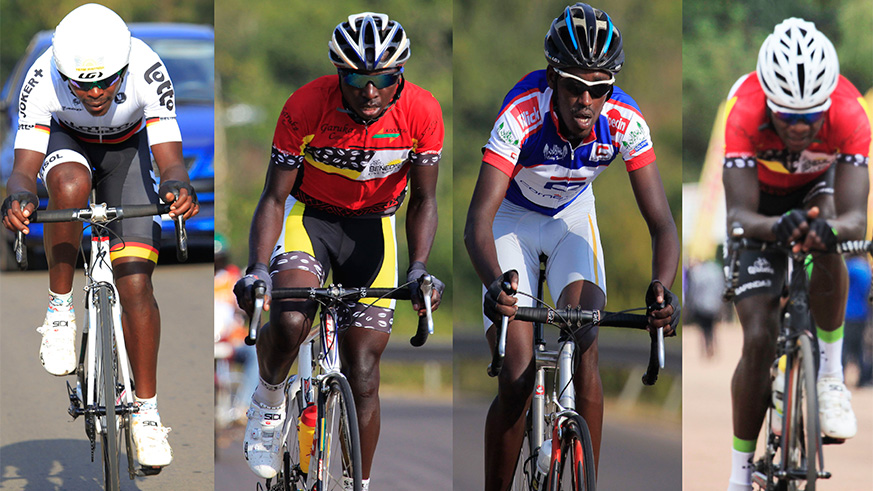 From L-R: Holder Gasore Hategeka, Alexis Nizeyimana, Jean Ruberwa, and Bonaventure Uwizeyimana are some of the pre-season favourites. Sam Ngendahimana.