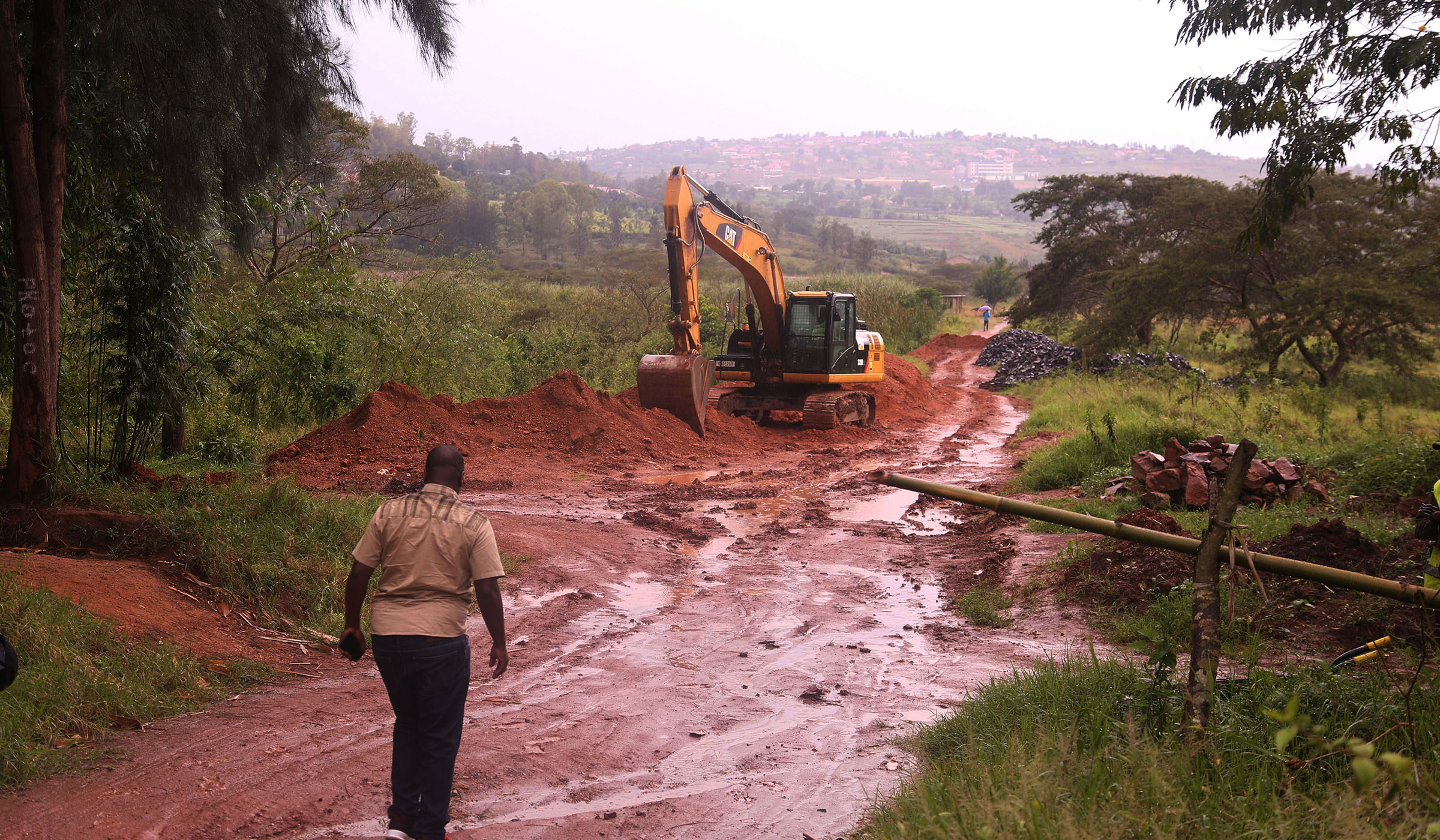 Nyandungu Urban Wetland Eco-Tourism park that is under rehabilitation. According to Jules Djangwani, the project coordinator at Rwanda Environment Management Authority (pictured), the construction works will be completed in 36 months. Sam Ngendahimana.