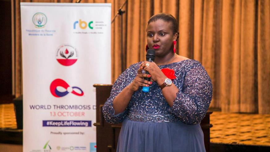 Christine Ashimwe speaks about her new role as patient representative of the World Thrombosis Day (WTD) Steering Committee. Courtesy.