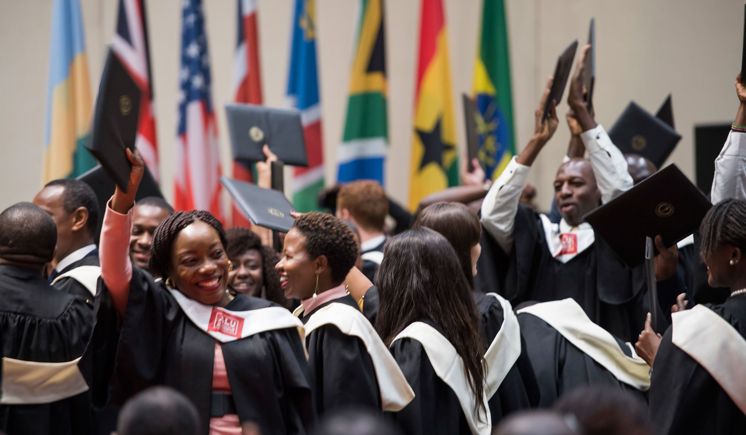 Students of the Africa Leadership University School of Business during graduation in Kigali. Courtesy.