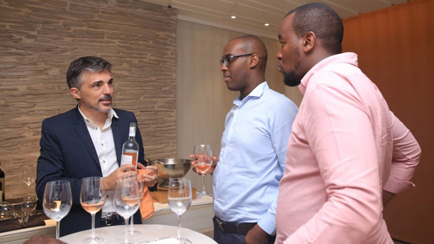 Pavesi explains the myths and facts about wine at Filini Restaurant ,at Radisson Blu Hotel. 