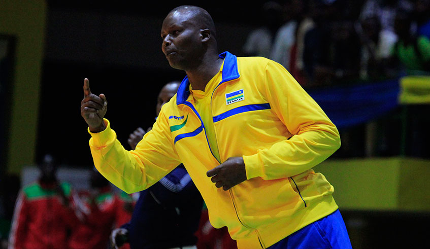 Rwanda national volleyball team head coach Paul Bitok. Sam Ngendahimana.