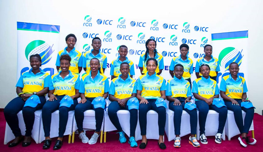 The womenu2019s national cricket team depart Kigali for the World Cup qualifiers on Friday. Courtesy.