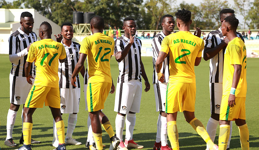 APR FC  played out  a 2-2 draw against AS Kigali at Kigali Stadium yesterday. Sam Ngendahimana.