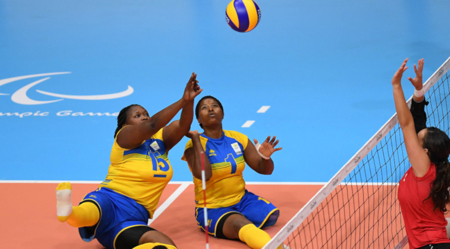 Rwanda was the first African country to compete in womenu2019s sitting volleyball at the 2016 Rio Paralympic Games. / File