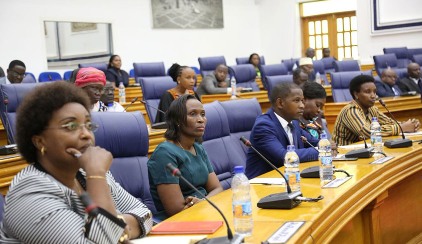 EALA Members during the interactive session in Zanzibar.