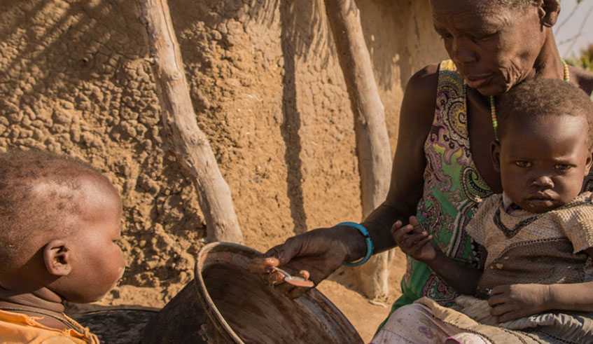 Over 3.5 million people in several parts of Uganda are on the verge of starvation. (Net photo)