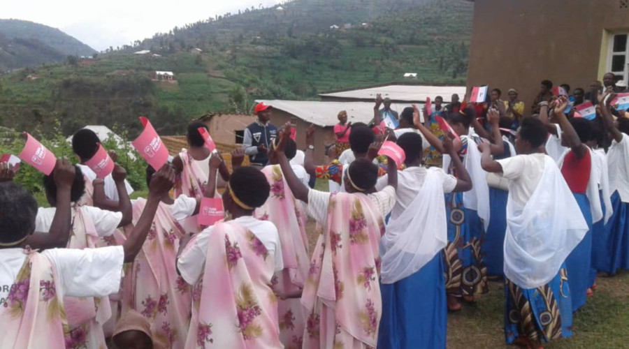 Women in a cheerful mood during RPF elections on May 12, 2019. / Courtesy