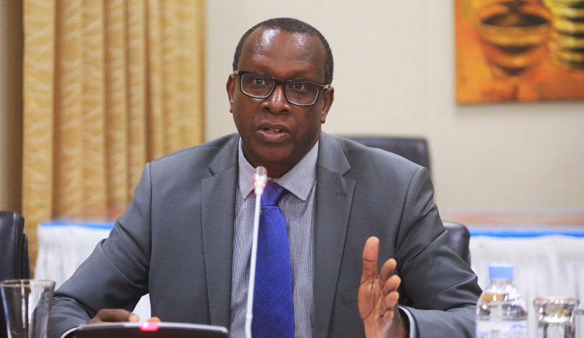 CNLG Executive Secretary Jean Damascene Bizimana.  (Sam Ngendahimana)