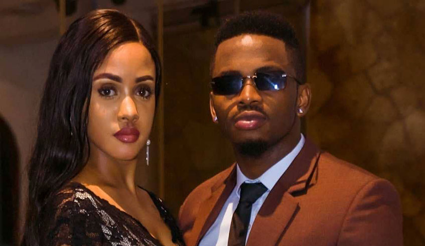 Tanzanian bongo flava recording artiste Platnumz and his Tanasha. Net. 