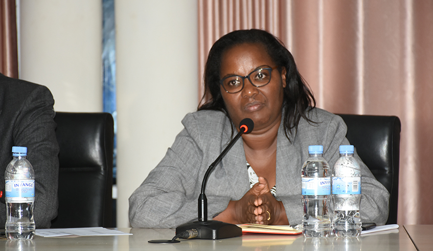Minister of Agriculture and Animal Resources, Dr Gerardine Mukeshimana