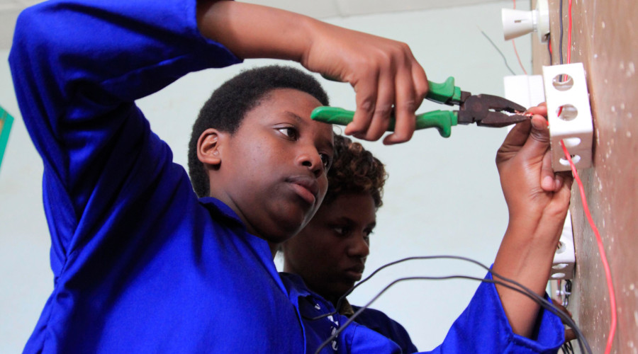 Female students during an electrical practical session.Women in the energy sector have launched a fresh drive to lure fellow women, especially the younger generation, into careers in the energy sector. / Sam Ngendahimana