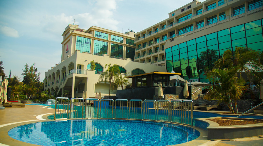 Marriott Hotel one of five-star hotels in Kigali. Rwanda is  preparing to host  10,000 guests who will attend Commonwealth Heads of State and Government Meeting next year. / Sam Ngendahimana