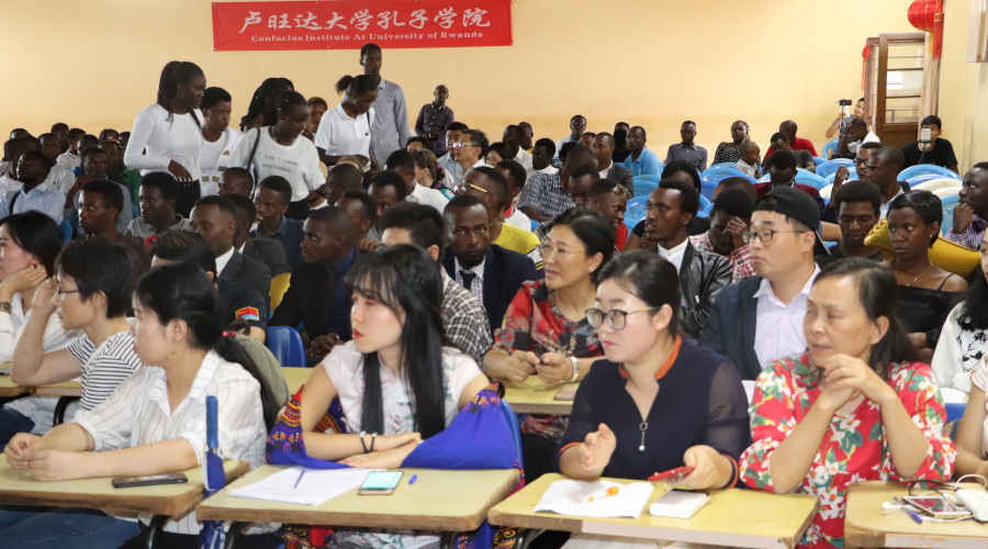 Part of the guests that turned up at the College of Education in Remera on Saturday. / James Peter Nkurunziza
