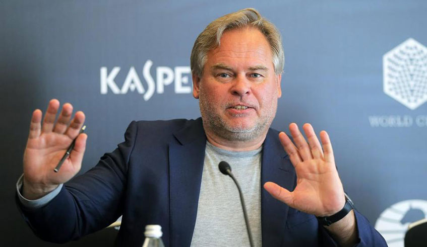 Eugene Kaspersky, the founder of the world renowned Kaspersky Lab, a multinational cybersecurity and anti-virus provider, was in Kigali last week for the 5th Transfrom Africa Summit. Courtesy.