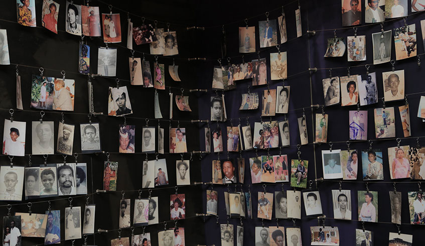 Pictures of some of victims of the 1994 Genocide against the Tutsi at Kigali Genocide Memorial. File.