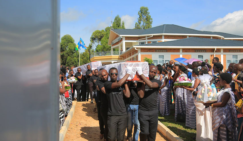 On Sunday 26th may 2019 remains of 15629 bodies of genocide victims were accorded decent burial
