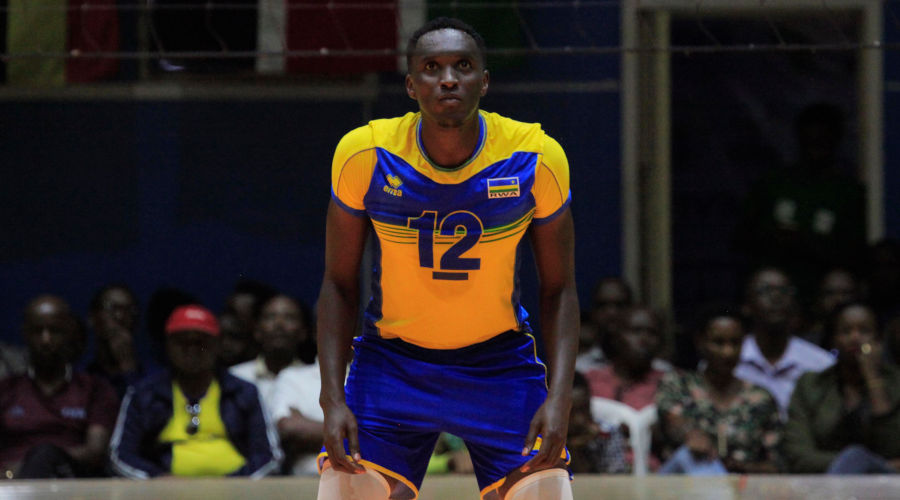 Christophe Mukunzi has been the national volleyball team captain since 2011. / File