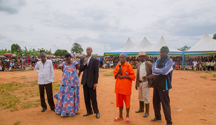 Genocide convict and former Police officer Leodomir Bwanakweri denied forgiveness  over a controversial testimony. / Craish Bahizi