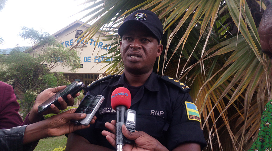 Police spokesperson for Northern region, CIP Alexis Rugigana confirms that Police recovered 44 among the 46 stolen computers at GS Kagogo. / Ru00e9gis Umurengezi