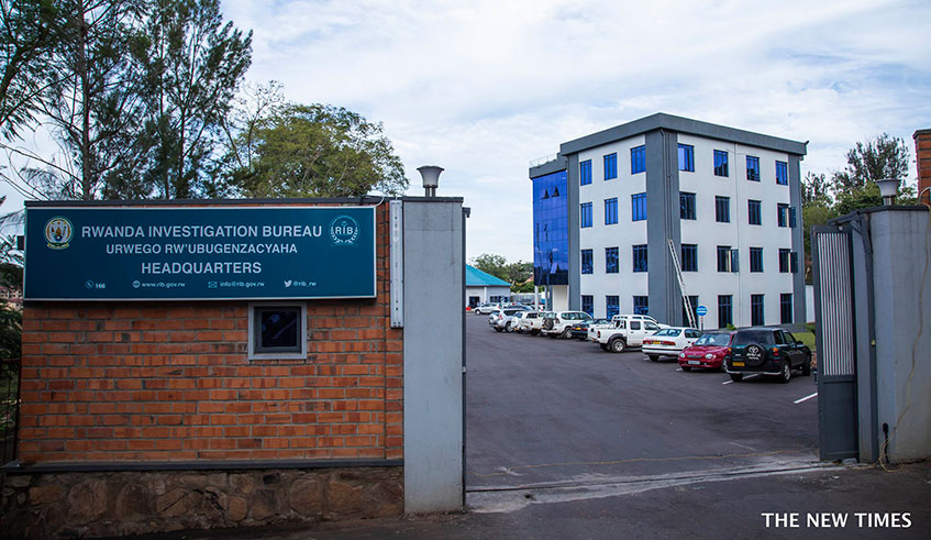 Rwanda Investigation Bureau head office in Kimihurura, Kigali. E. Kwizera.