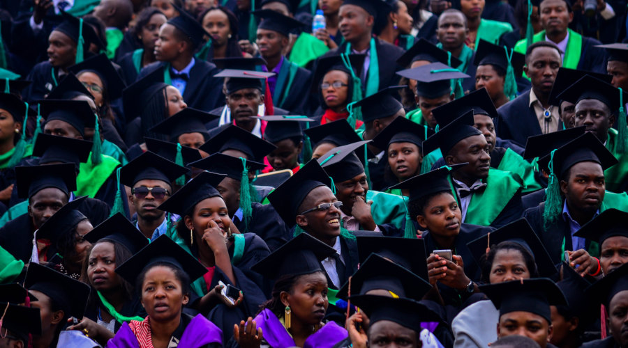 University of Rwanda graduates. From 2016, BRD managed to recover only Rwf7.5 billion of loans. / Courtesy