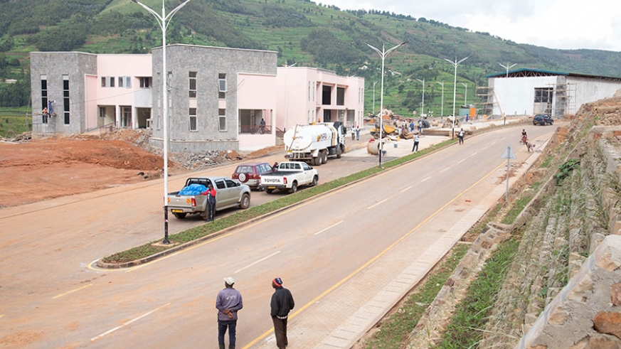 Photo taken late May of works on Gatuna One-Stop Border Post which reopened today to heavy trucks for a period of two weeks. (File)