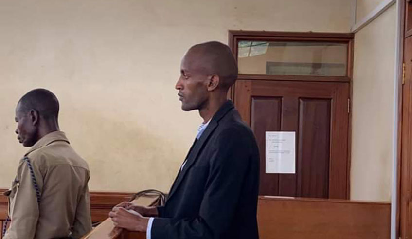 Ishimwe before the Nakawa Chief Magistrateu2019s Court in Kampala in March. Net.