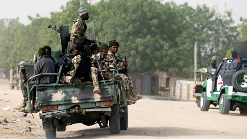 Nigeria's military is left overstretched as Buhari is criticised for failing to protect lives and property. / Net photo
