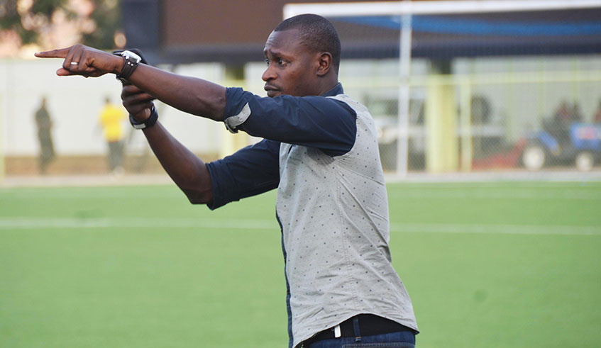 Innocent Seniga was also Etincelles head coach during the 2016-17 season. Sam Ngendahimana.