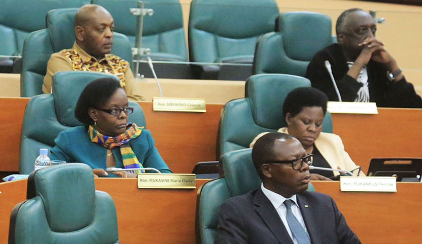 A cross-section of senators during a past session. File.