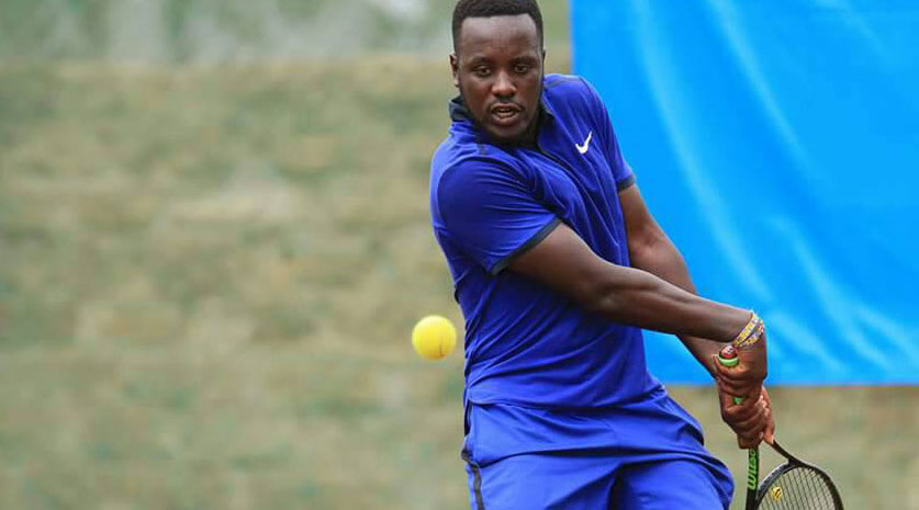 Olivier Havugimana leads the Rwandan contingent at this yearu2019s Davis Cup tournament. / Courtesy
