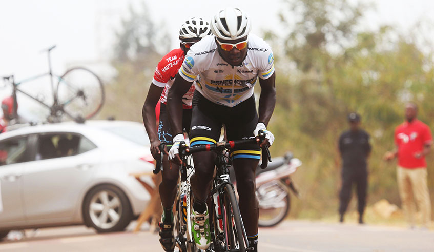 Bonaventure Uwizeyimana, 26, clinched his maiden national championship in 2016. Sam Ngendahimana.