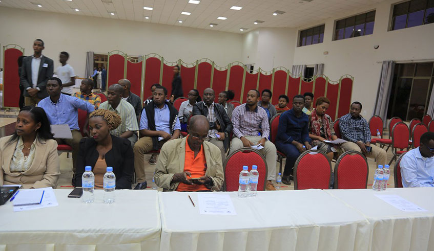 A cross-section of participants during the launch of the research findings on genocide against Tutsi in the former Kibungo prefecture,  yesterday. Courtesy.