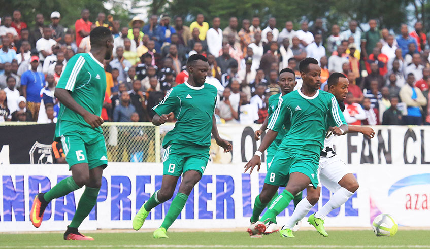 SC Kiyovu reached the last four after edging out Intare FC in quarter-finals on Sunday. Sam Ngendahimana.