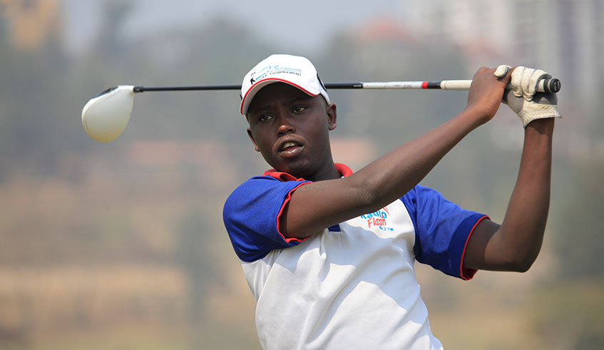 Aloys Nsabimana, 21, will take part in the tournament. Sam Ngendahimana.