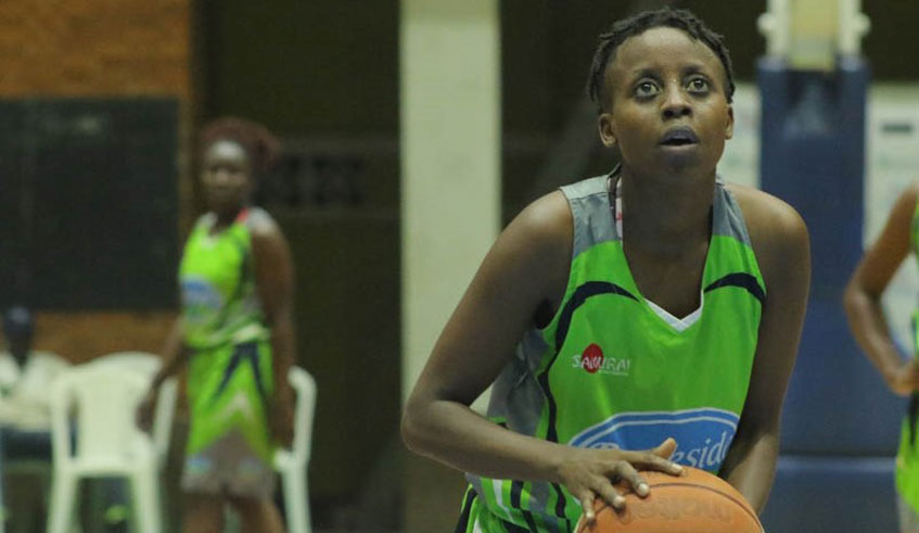 Rosine Micomyiza is part of the underperforming team in regional Zone V championships in Kampala. Courtesy.