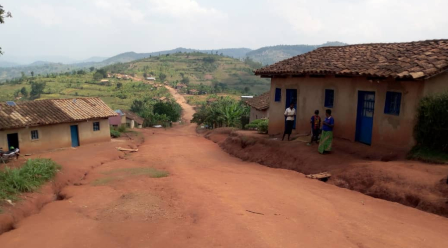 A marrum road that separates two parts of Kaburanjwiri village. There were previously no such kind of roads. / Julius Bizimungu