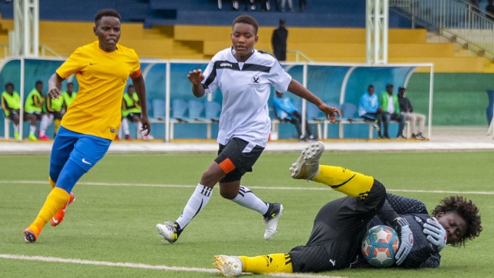 Scandinavia beat AS Kigali 3-0, in April, to go top in the league. Courtesy