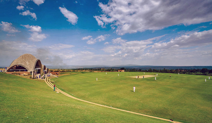 The state-of-the-art Gahanga Cricket Stadium was inaugurated by President Kagame on October 28, 2017. Net.