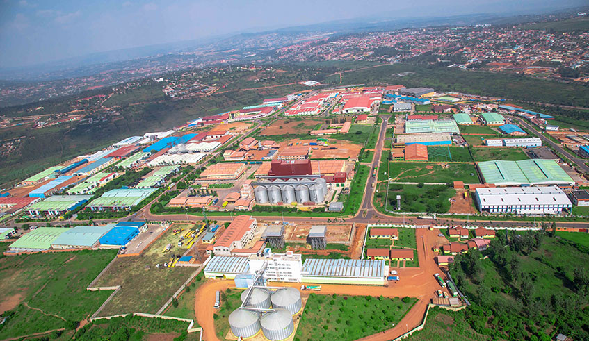 An aerial view of the Special Economic Zone in Gasabo District. Emmanuel Kwizera.