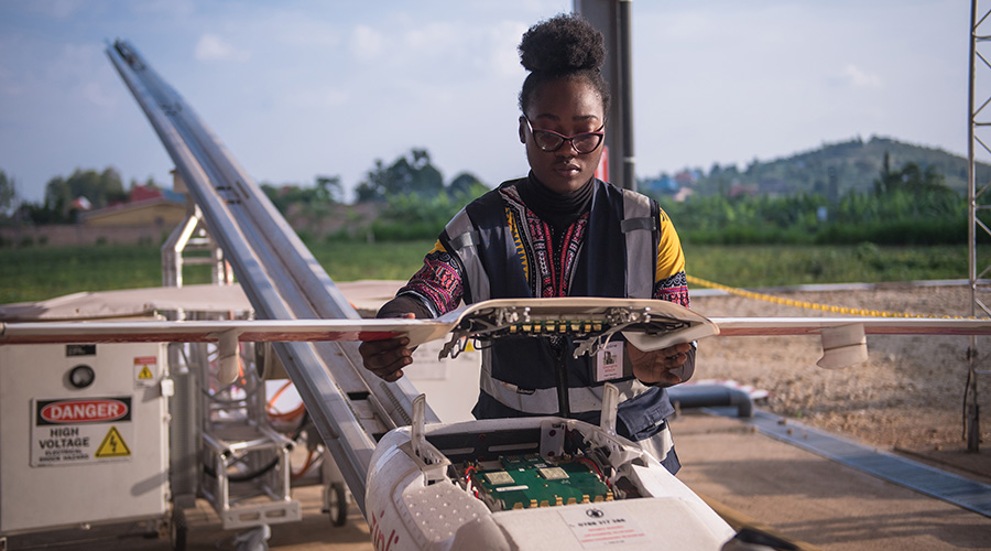 The project saw Rwanda become the first country in the world to use the drone technology to deliver blood supplies to health facilities. / Courtesy