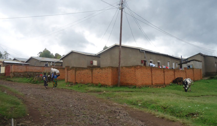 Some of housing units in the Unity and Reconciliation Village of Susa, home to over 1700 households. Photos by Ru00e9gis Umurengezi.