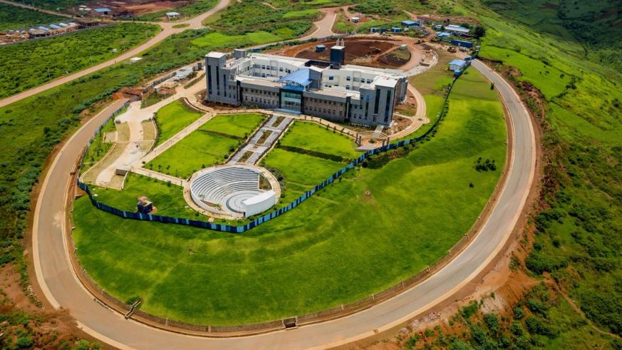 An aerial view of part of the Kigali Innovation City, where Carnegie Mellon University is already building a campus. The project is expected to cost about USD 2 billion upon completion. / Courtesy